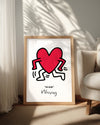 Running Heart Poster Tablosu