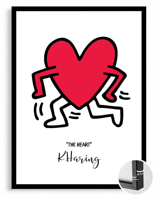 Running Heart Poster Tablosu