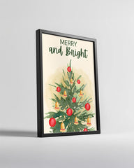 Rustic Pine Christmas Poster Tablosu