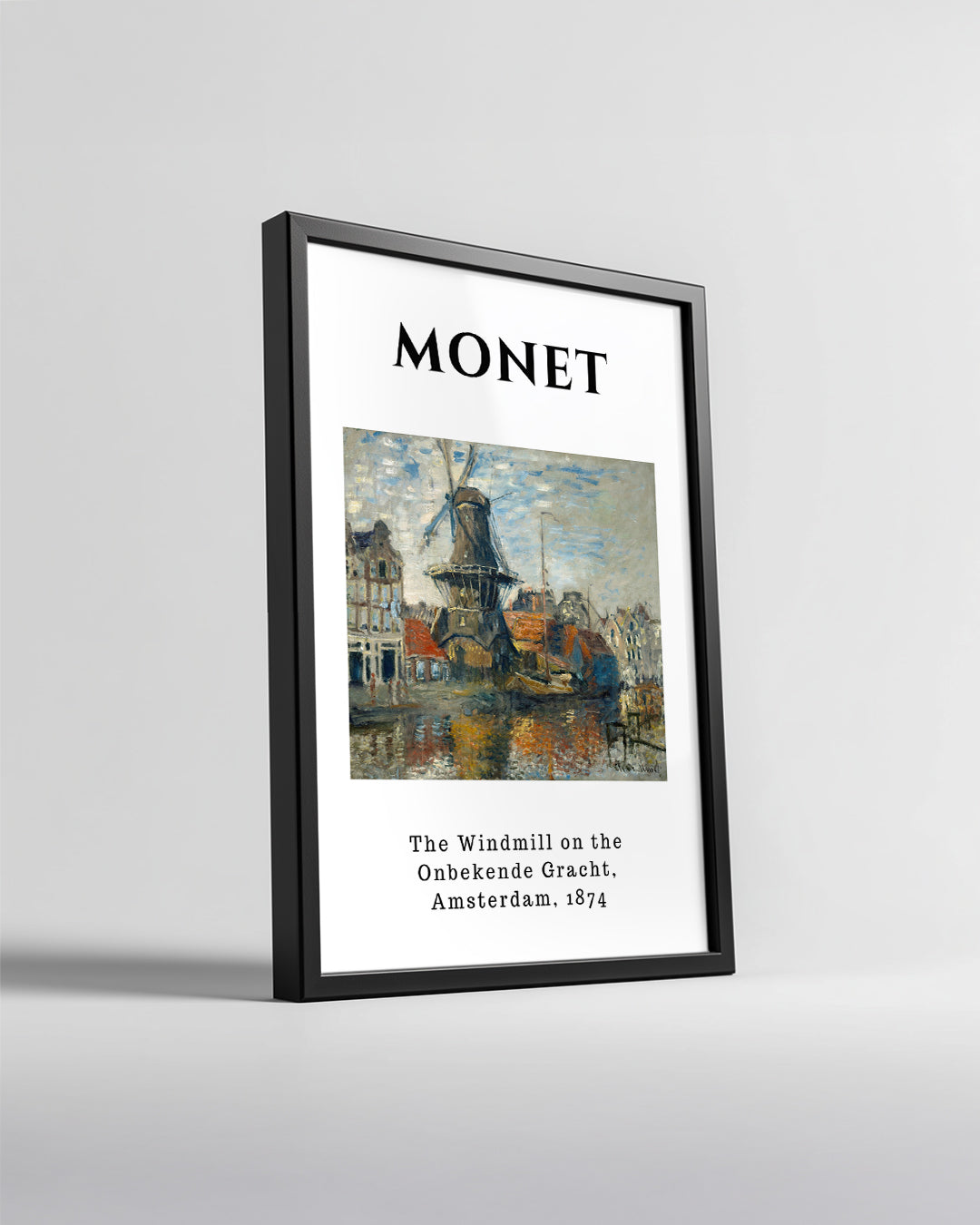 Rüzgar Gülü - Claude Monet - 1874 Poster Tablosu