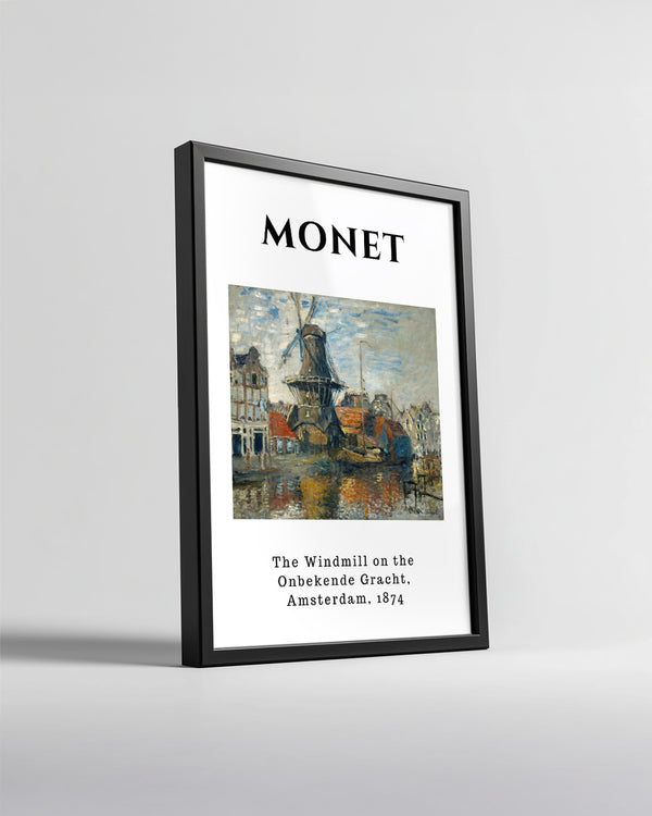 Rüzgar Gülü - Claude Monet - 1874 Poster Tablosu