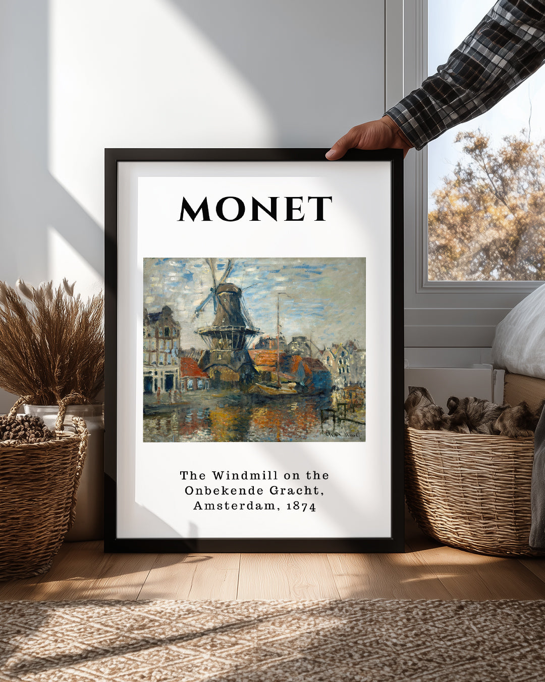 Rüzgar Gülü - Claude Monet - 1874 Poster Tablosu