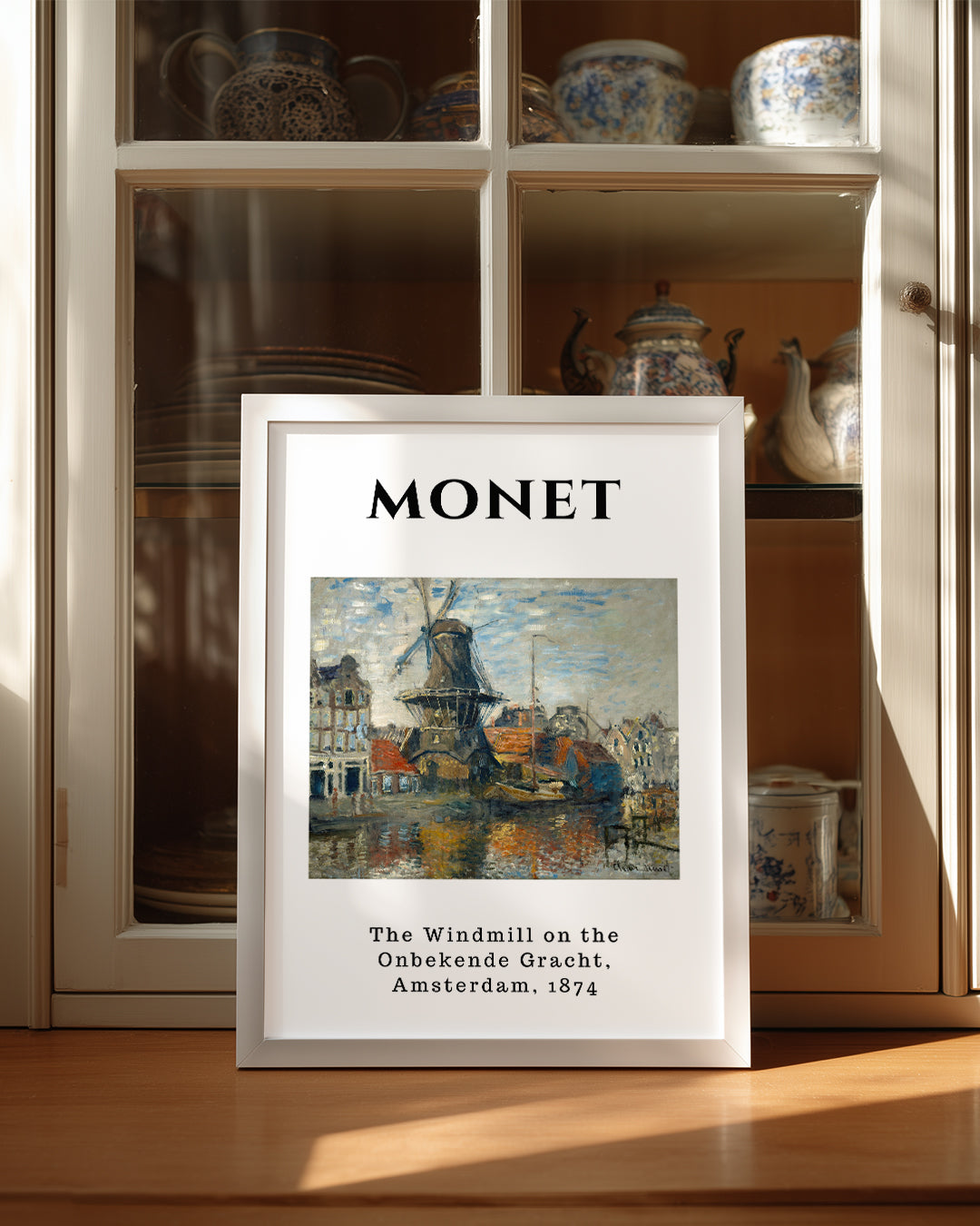 Rüzgar Gülü - Claude Monet - 1874 Poster Tablosu