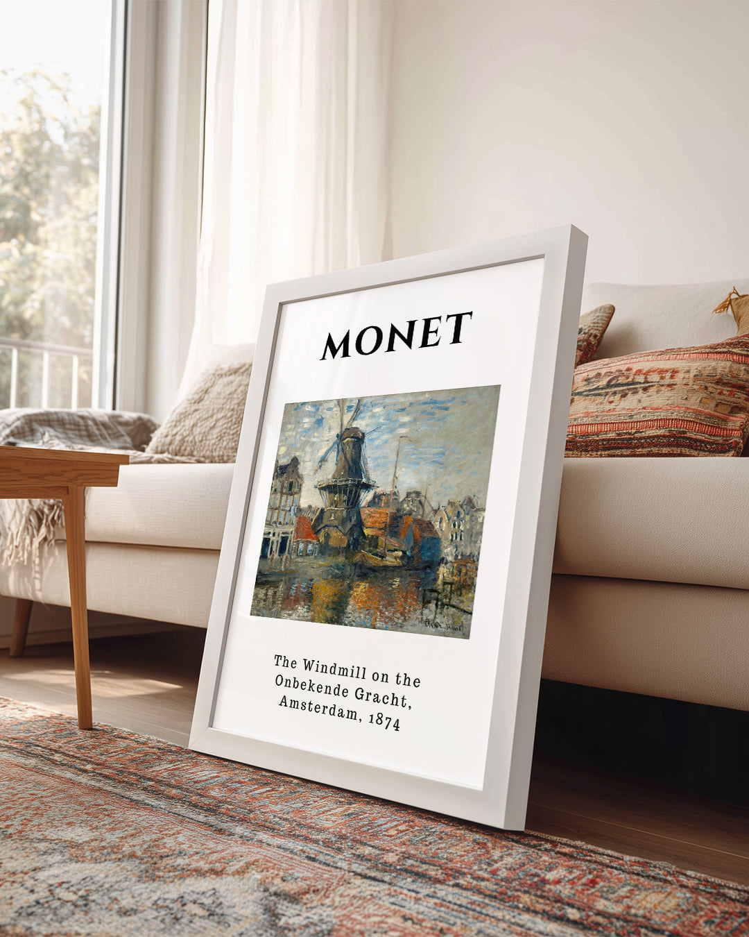 Rüzgar Gülü - Claude Monet - 1874 Poster Tablosu