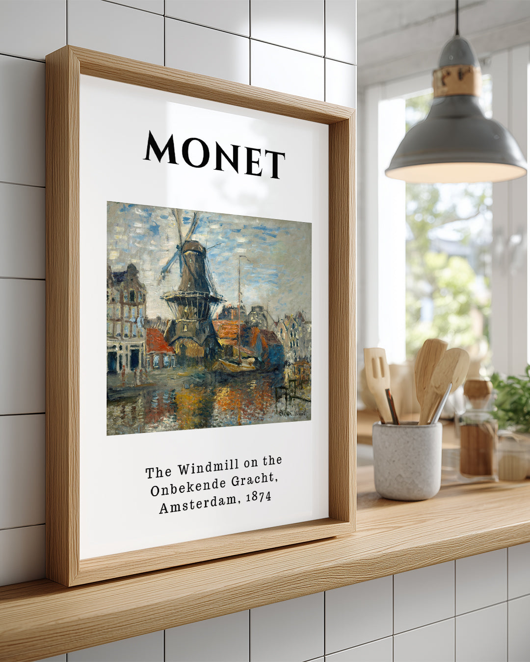 Rüzgar Gülü - Claude Monet - 1874 Poster Tablosu