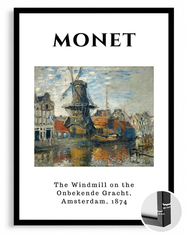 Rüzgar Gülü - Claude Monet - 1874 Poster Tablosu