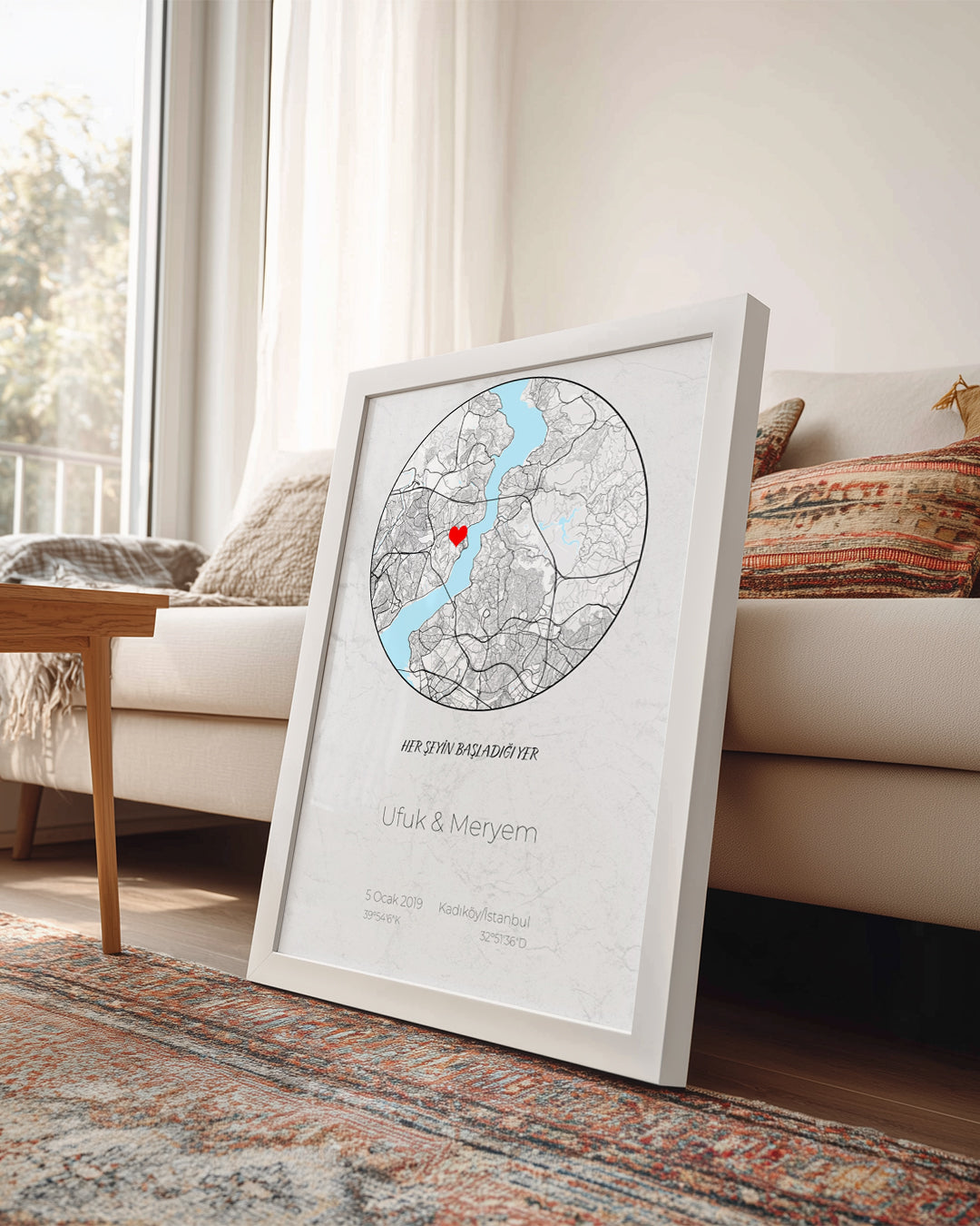 The Place Where I First Saw You Poster Painting (Circle)