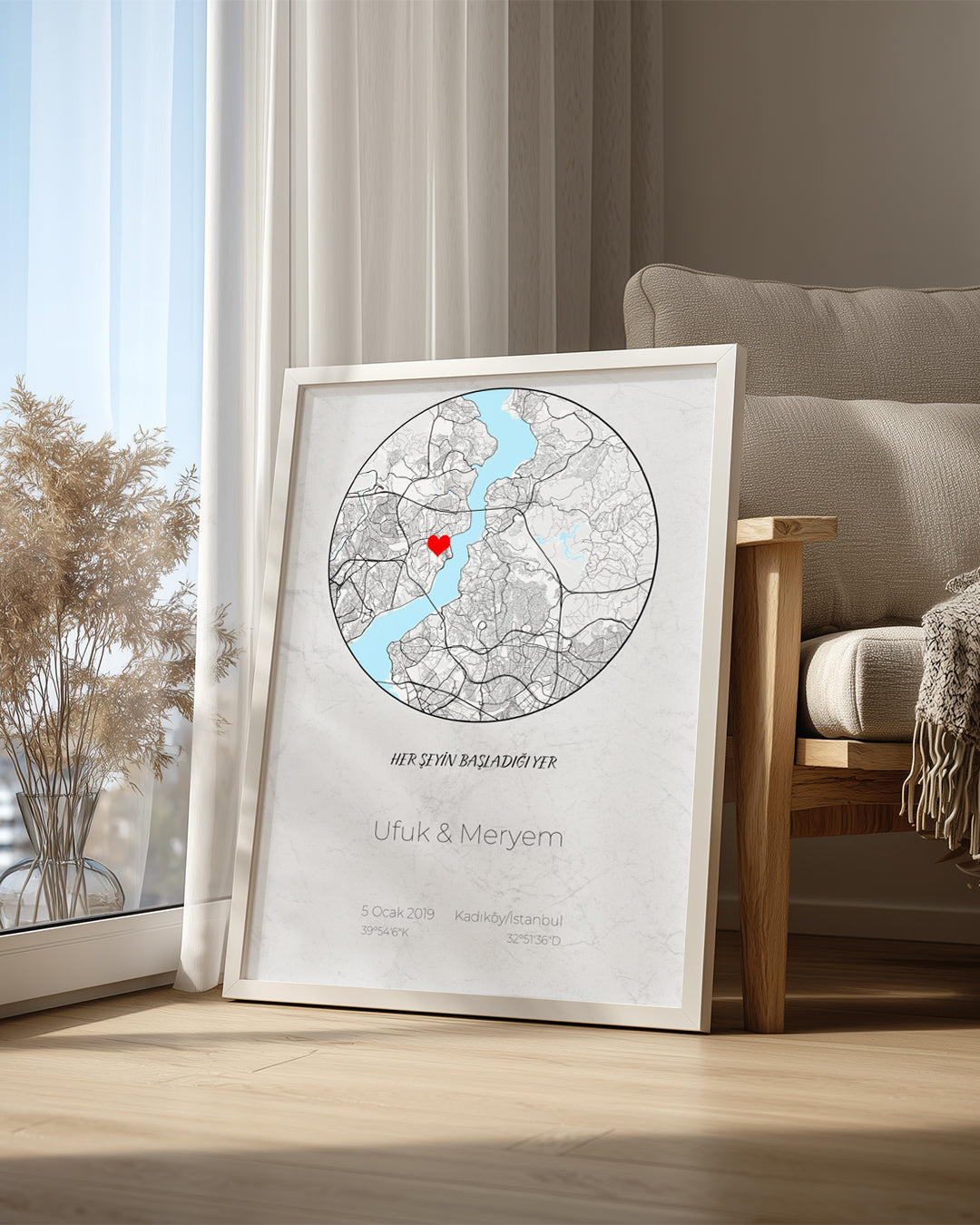 The Place Where I First Saw You Poster Painting (Circle)