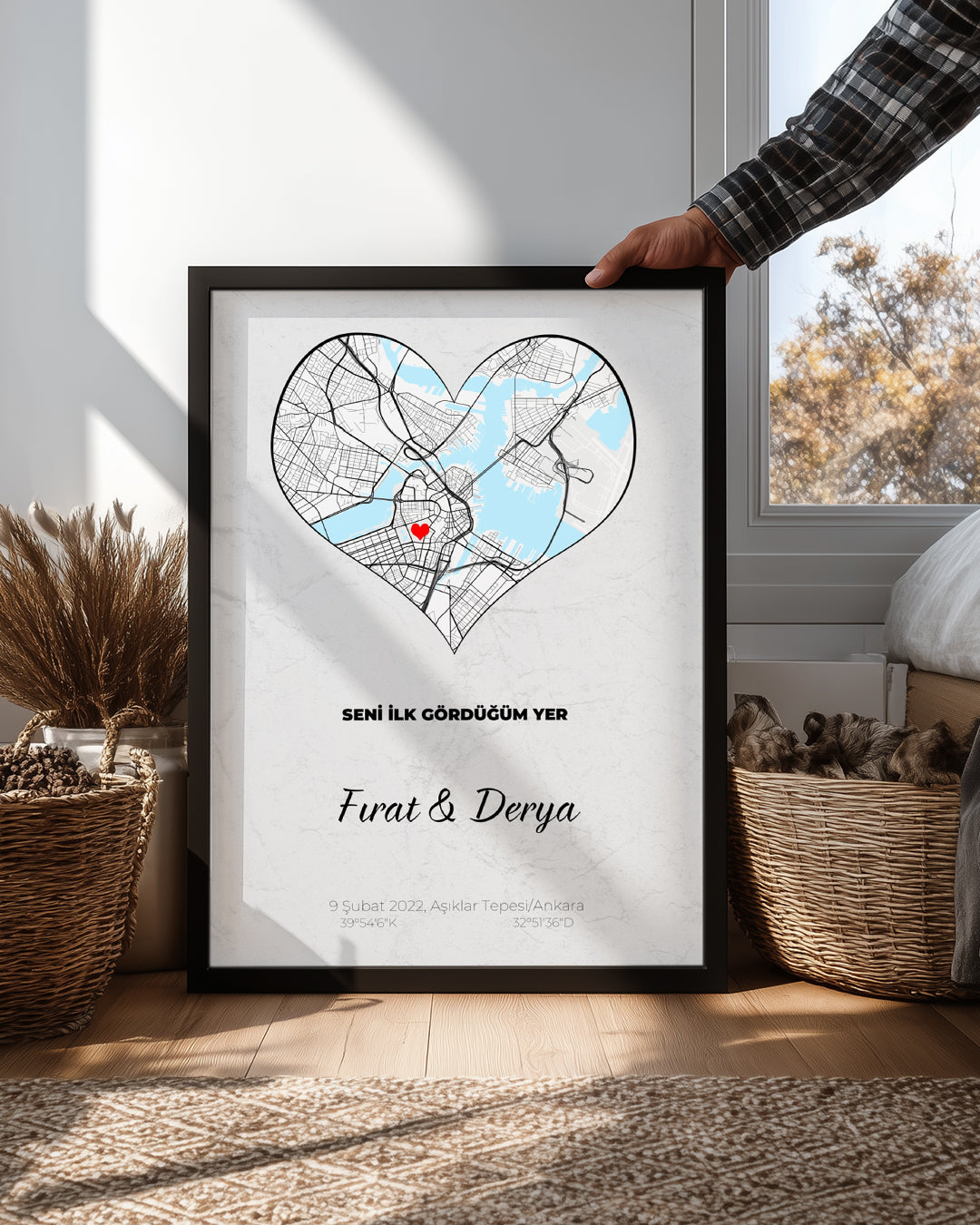 The Place Where I First Saw You Poster Painting (Heart)