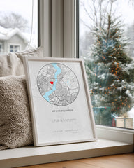 Seni İlk Gördüğüm Yer Poster Tablosu (Daire)