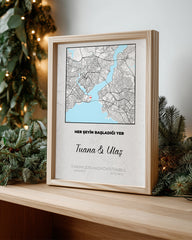 Seni İlk Gördüğüm Yer Poster Tablosu (Kare)