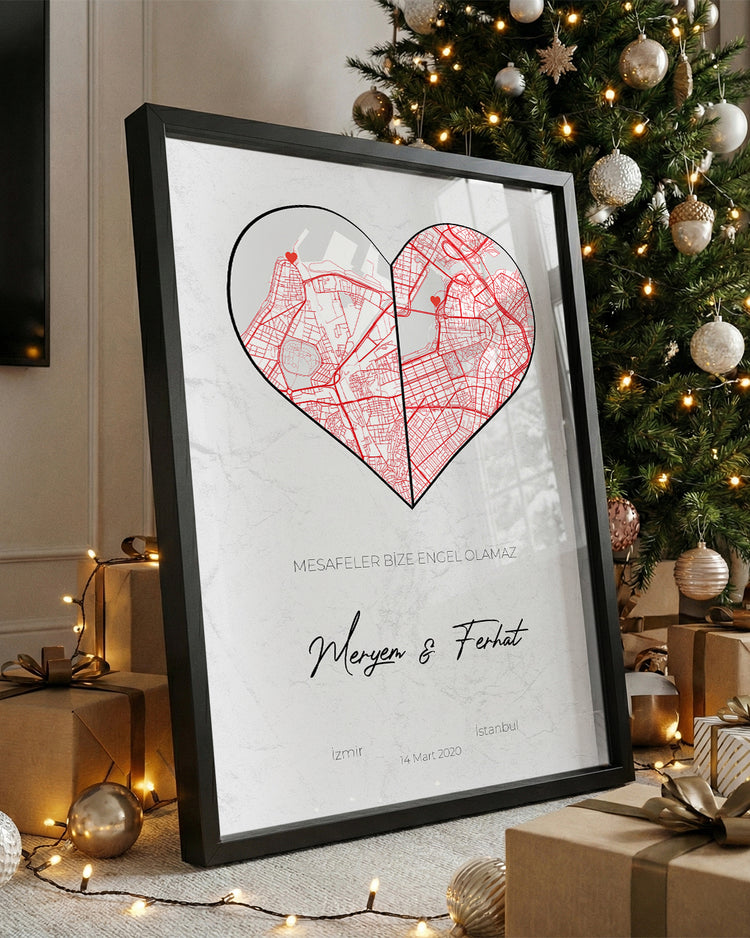 "Uzak Mesafe İlişki" Poster Tablosu