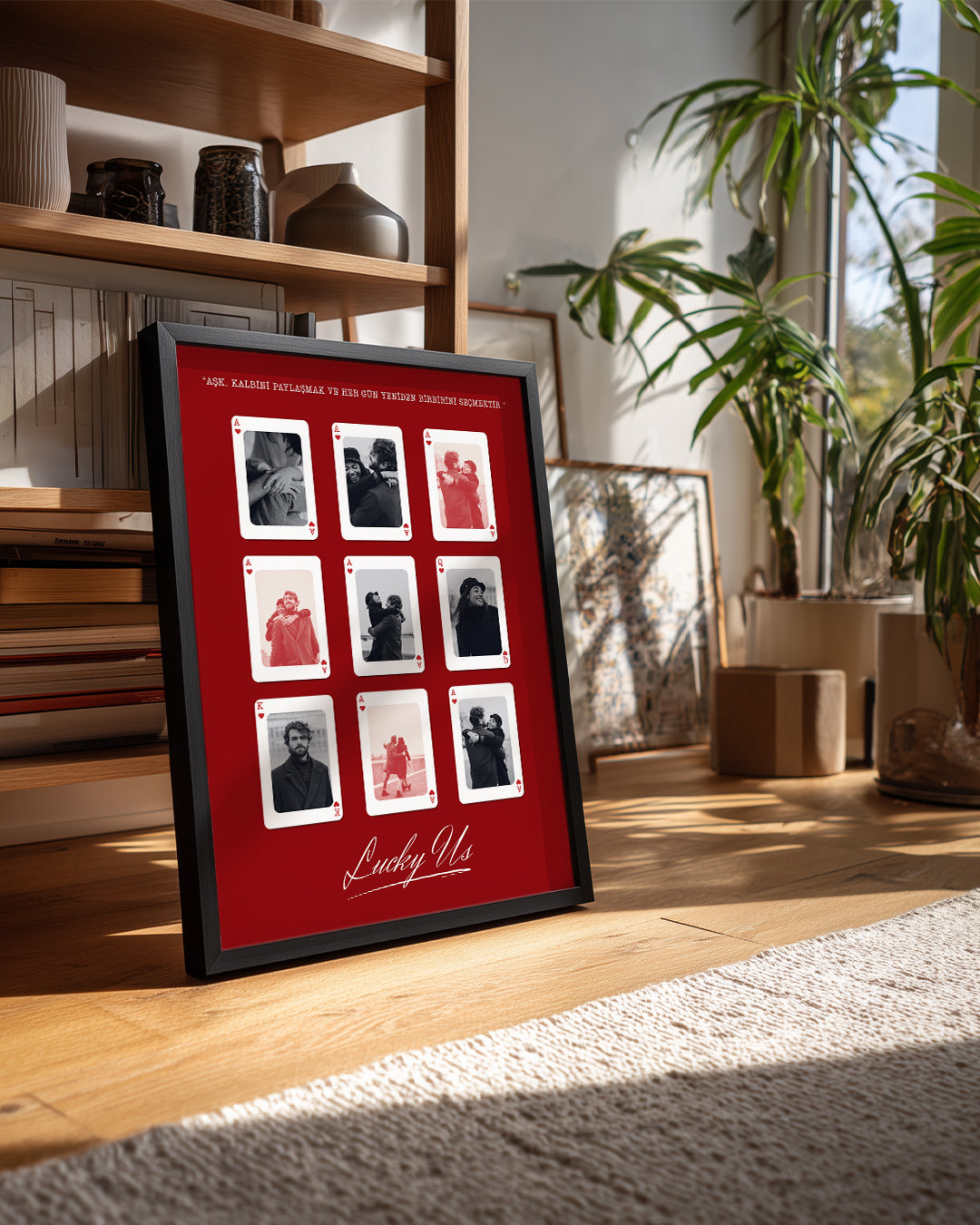 Lucky Us Aşk Kartları Poster Tablo