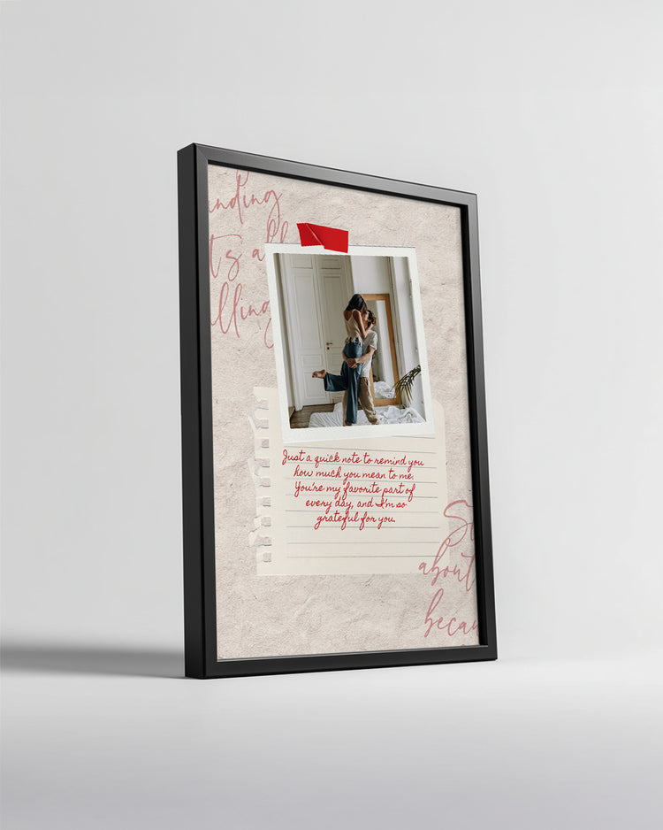 Her Gün Sen Poster Tablo