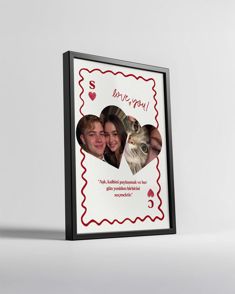 Kalbimin Evi Poster Tablo