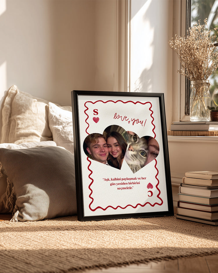 Kalbimin Evi Poster Tablo