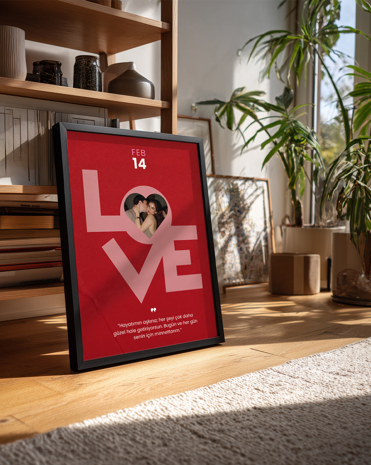 Love Story Poster Tablo