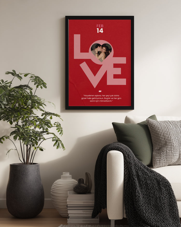 Love Story Poster Tablo