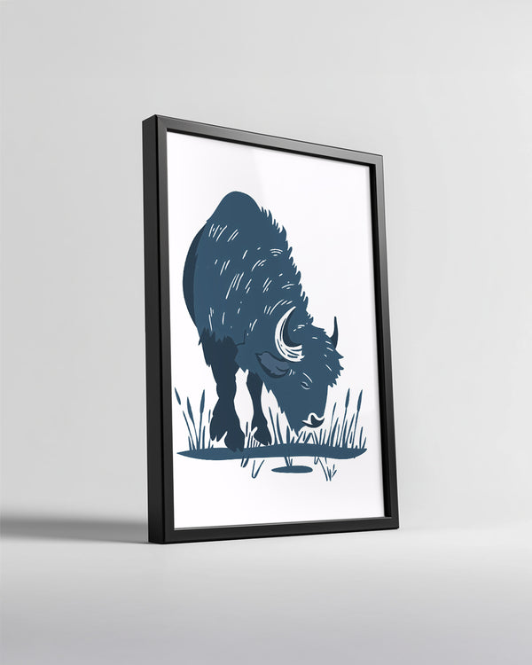 Saban - Kaba Tüy Deseni Poster Tablosu
