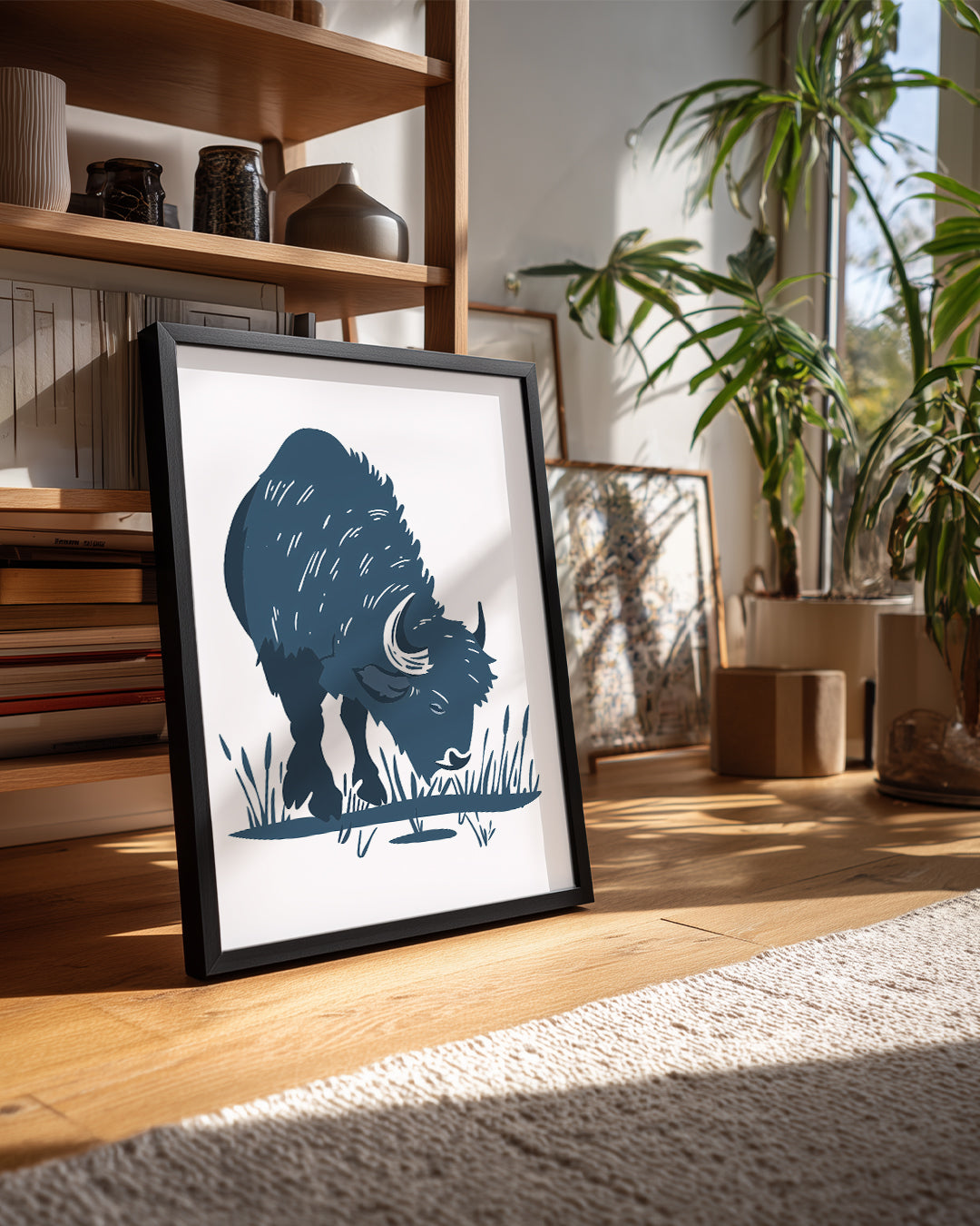 Saban - Kaba Tüy Deseni Poster Tablosu