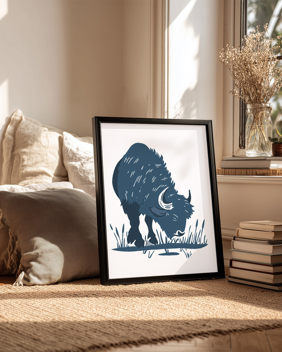 Saban - Kaba Tüy Deseni Poster Tablosu