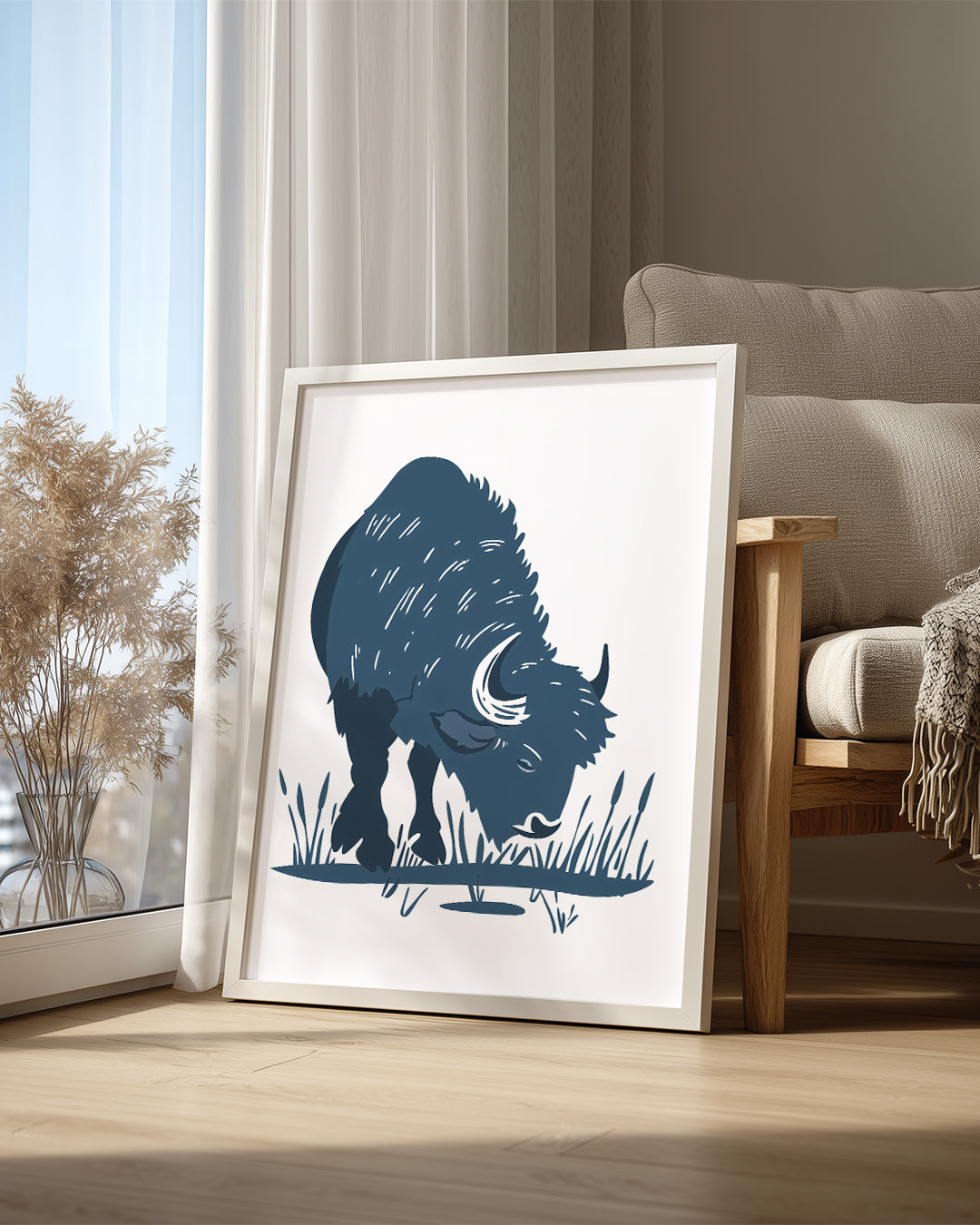 Saban - Kaba Tüy Deseni Poster Tablosu