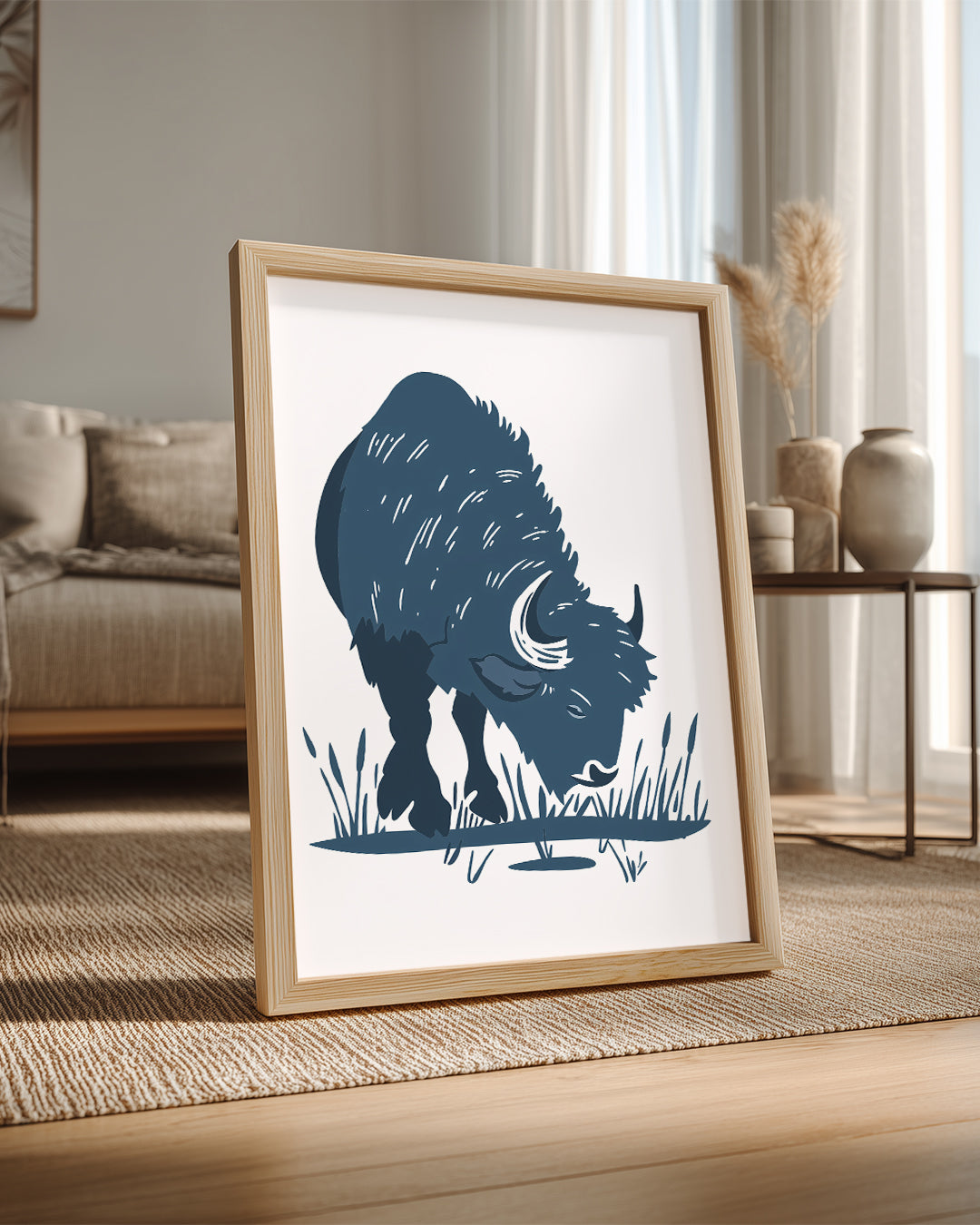 Saban - Kaba Tüy Deseni Poster Tablosu