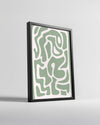 Sage Swirl Poster Tablosu