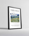 Saint Paulun Hastanesinin Arkasından Panorama - Vincent van Gogh - 1889 Poster Tablosu