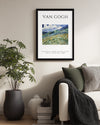Saint Paulun Hastanesinin Arkasından Panorama - Vincent van Gogh - 1889 Poster Tablosu