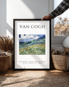 Saint Paulun Hastanesinin Arkasından Panorama - Vincent van Gogh - 1889 Poster Tablosu