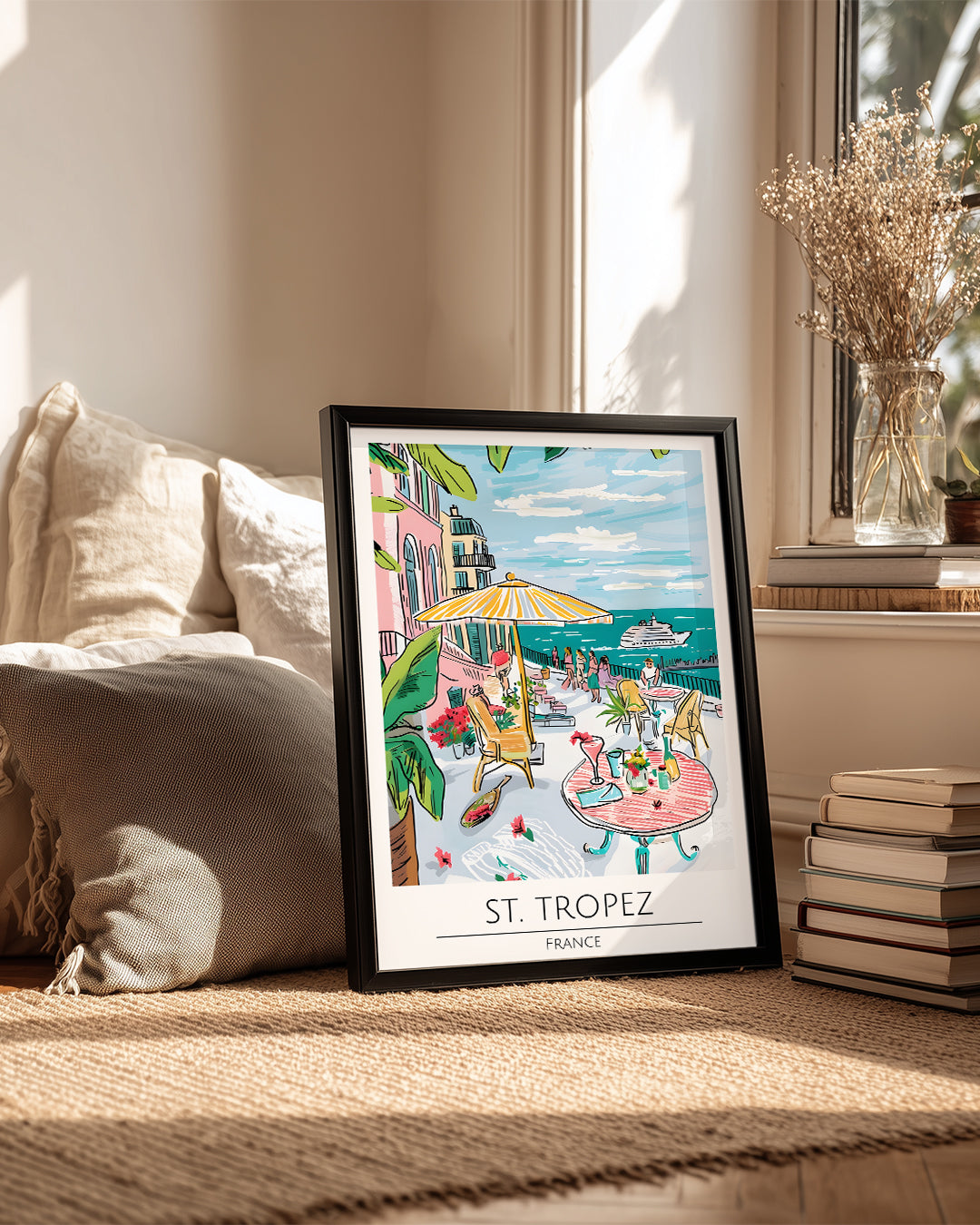 Saint Tropez Fransa Poster Tablosu