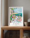 Saint Tropez Fransa Poster Tablosu