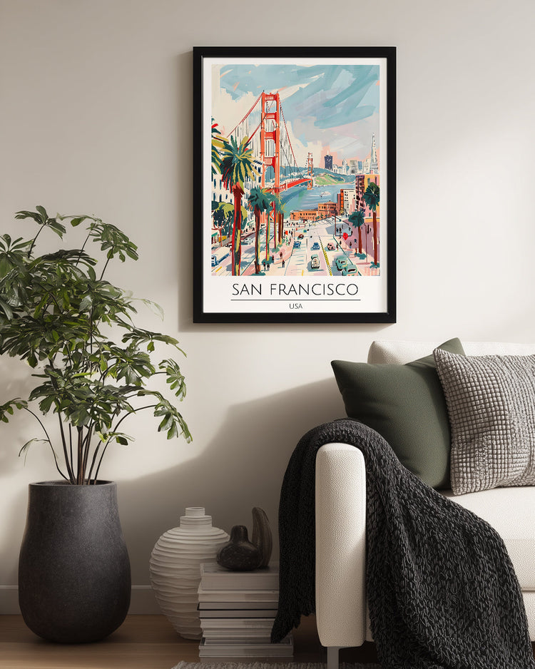 San Francisco ABD Poster Tablosu