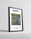 Sanatçının Bahçesi - Claude Monet - 1900 Poster Tablosu