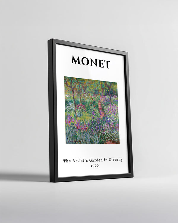 Sanatçının Bahçesi - Claude Monet - 1900 Poster Tablosu