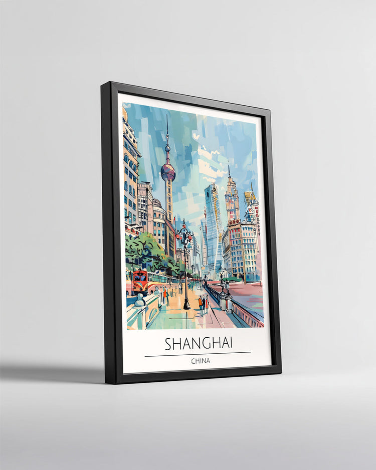 Şanghay Çin Poster Tablosu