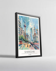 Şanghay Çin Poster Tablosu