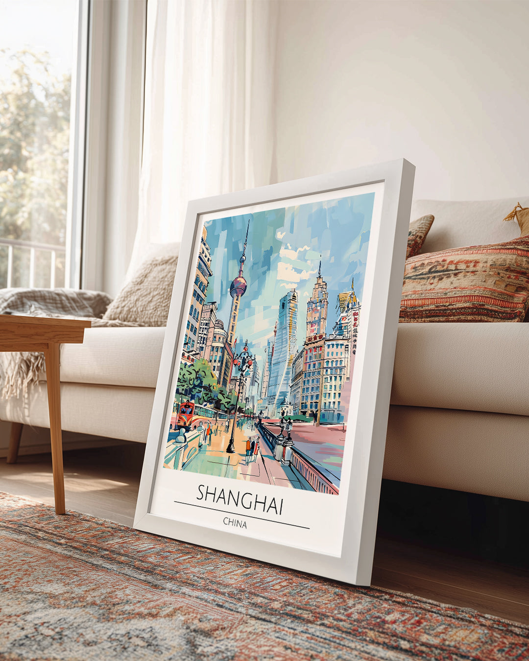 Şanghay Çin Poster Tablosu