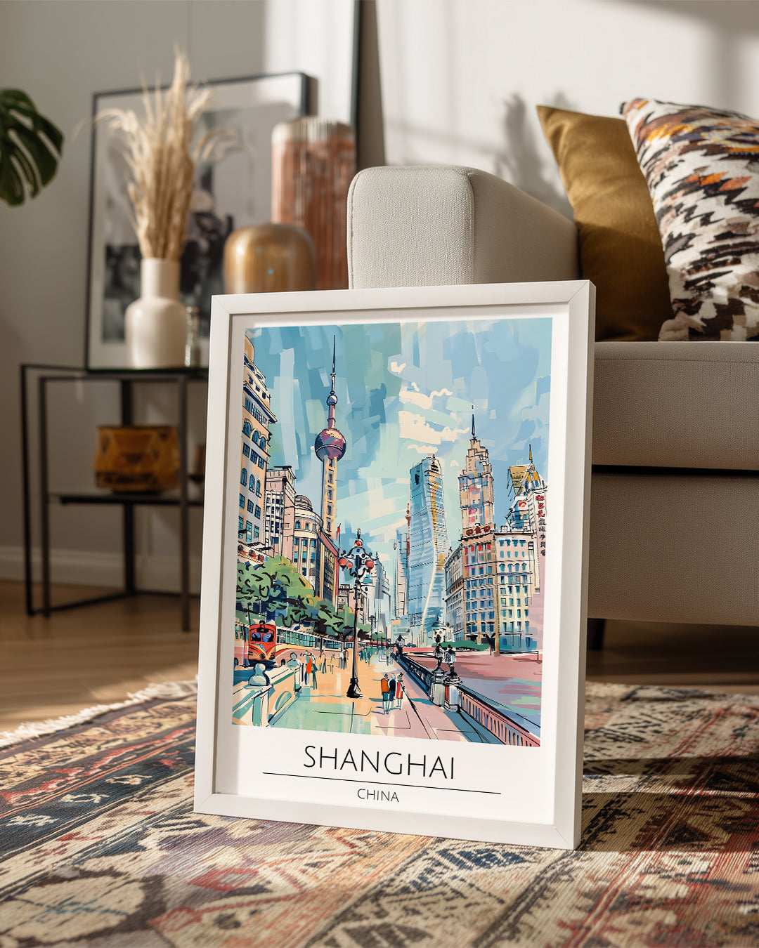 Şanghay Çin Poster Tablosu