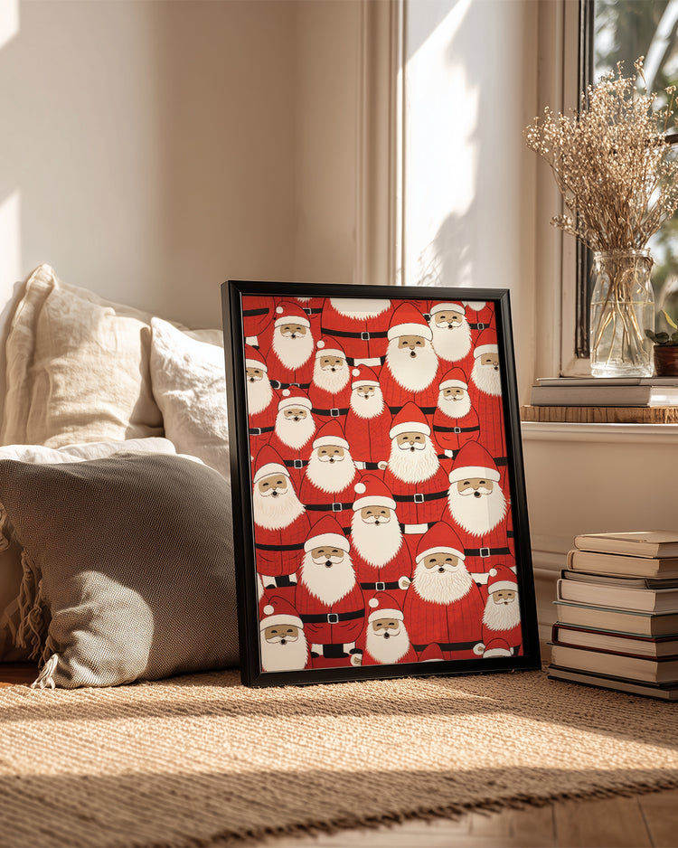 Santa Army Poster Tablosu