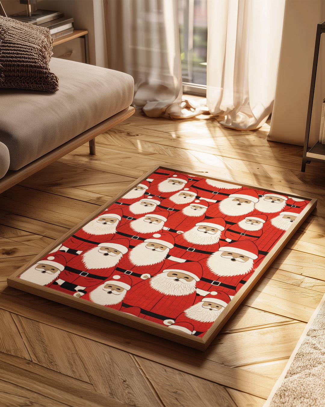 Santa Army Poster Tablosu