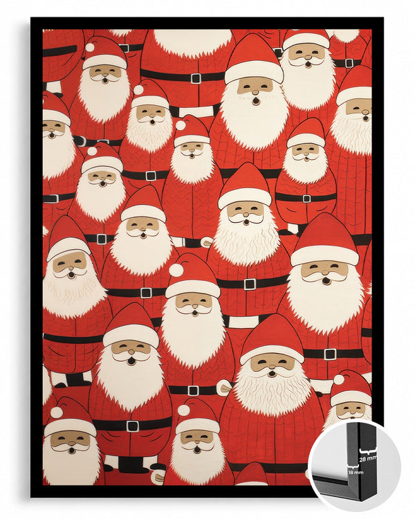 Santa Army Poster Tablosu