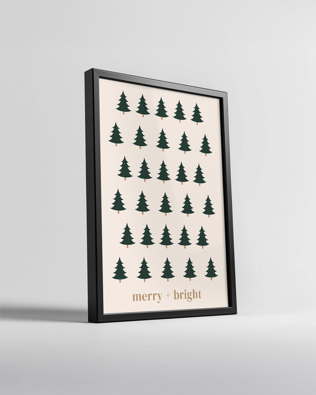 Santa Chimney Descent Poster Tablosu