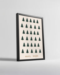 Santa Chimney Descent Poster Tablosu