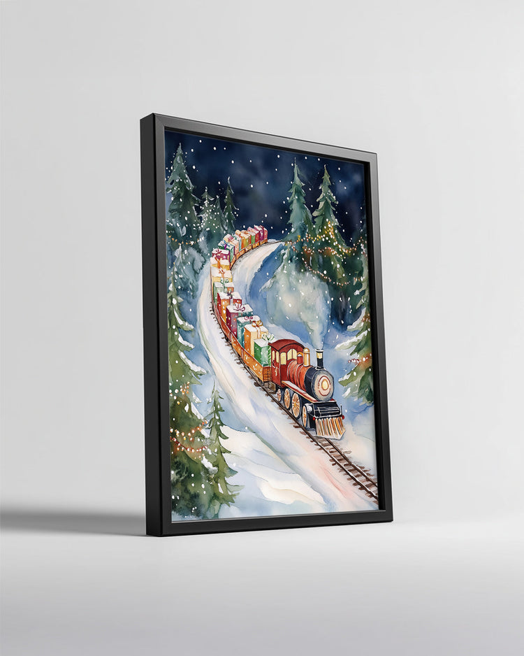 Santa Claus Portrait Poster Tablosu