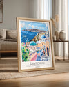 Santorini Yunanistan Poster Tablosu