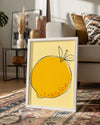 Sarı Limon - Çizim Tasarımı Poster Tablosu