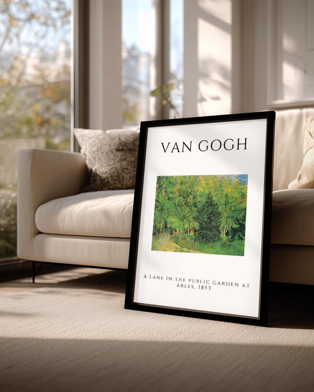Sarı Yol - Vincent van Gogh - 1888 Poster Tablosu