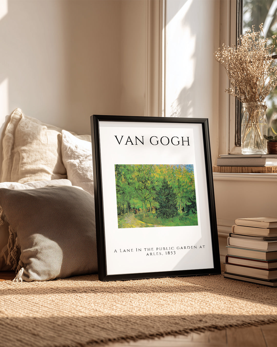 Sarı Yol - Vincent van Gogh - 1888 Poster Tablosu